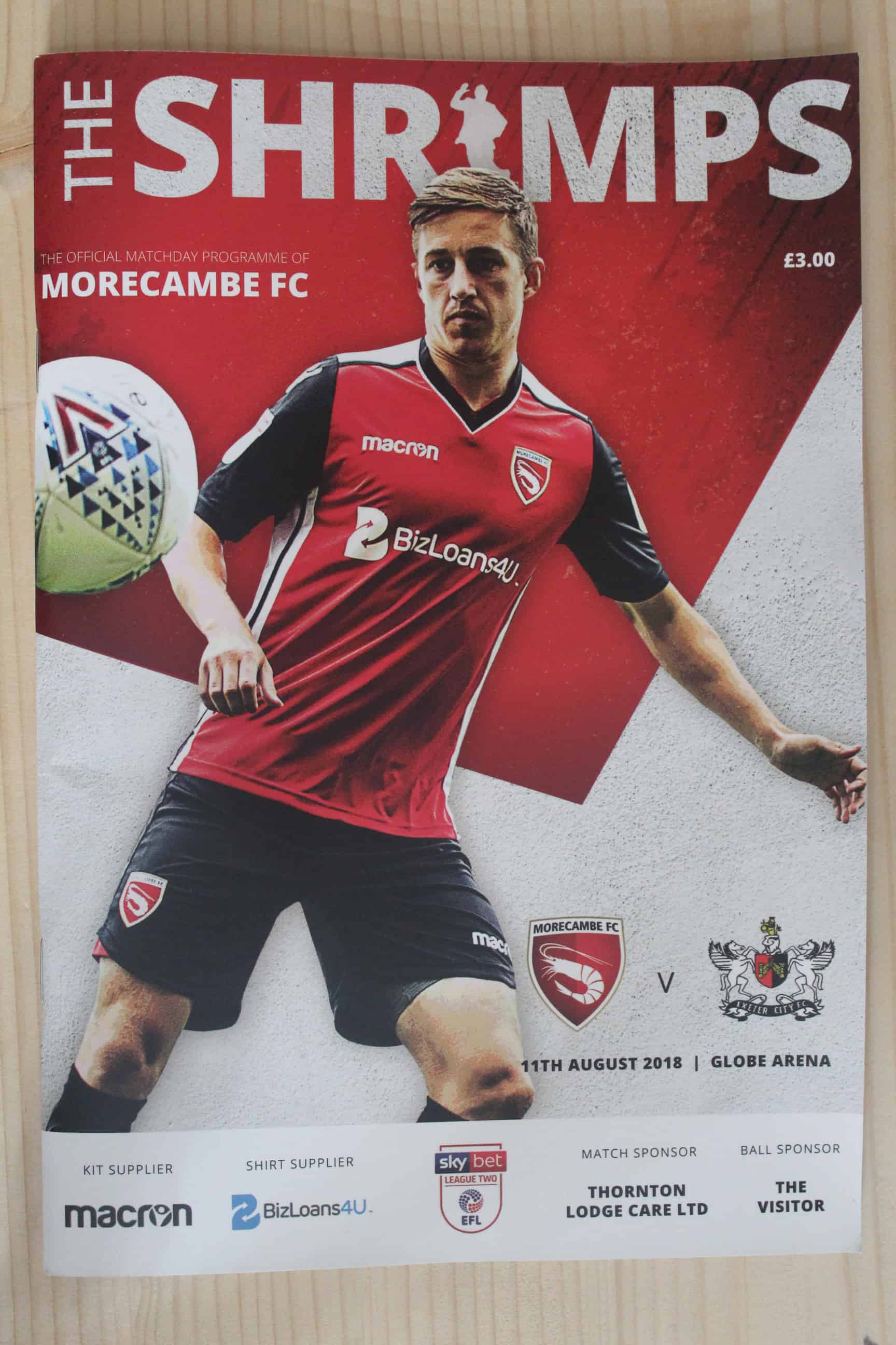 Morecambe FC v Exeter City FC